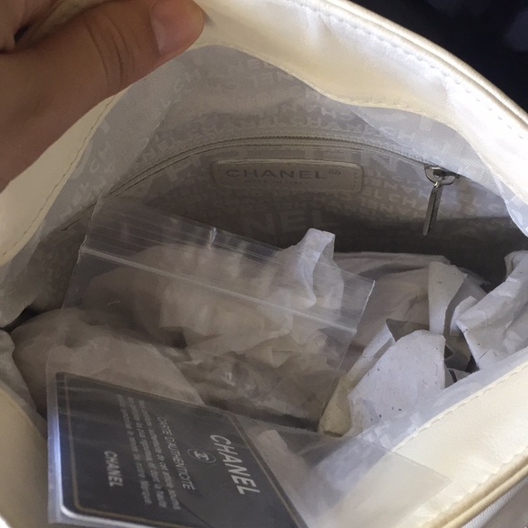 Chanel 2 way white shoulder bag - Picture 5 of 8